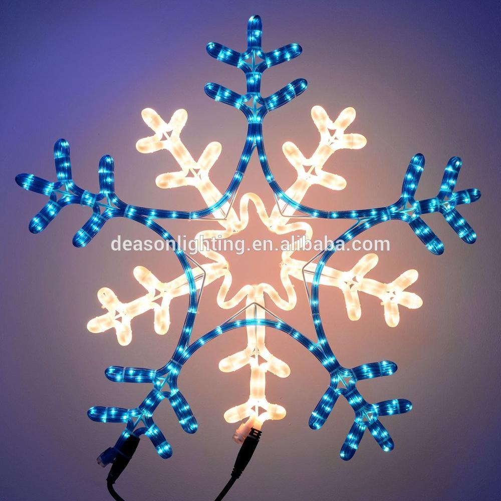 christmas led snowflake motif light