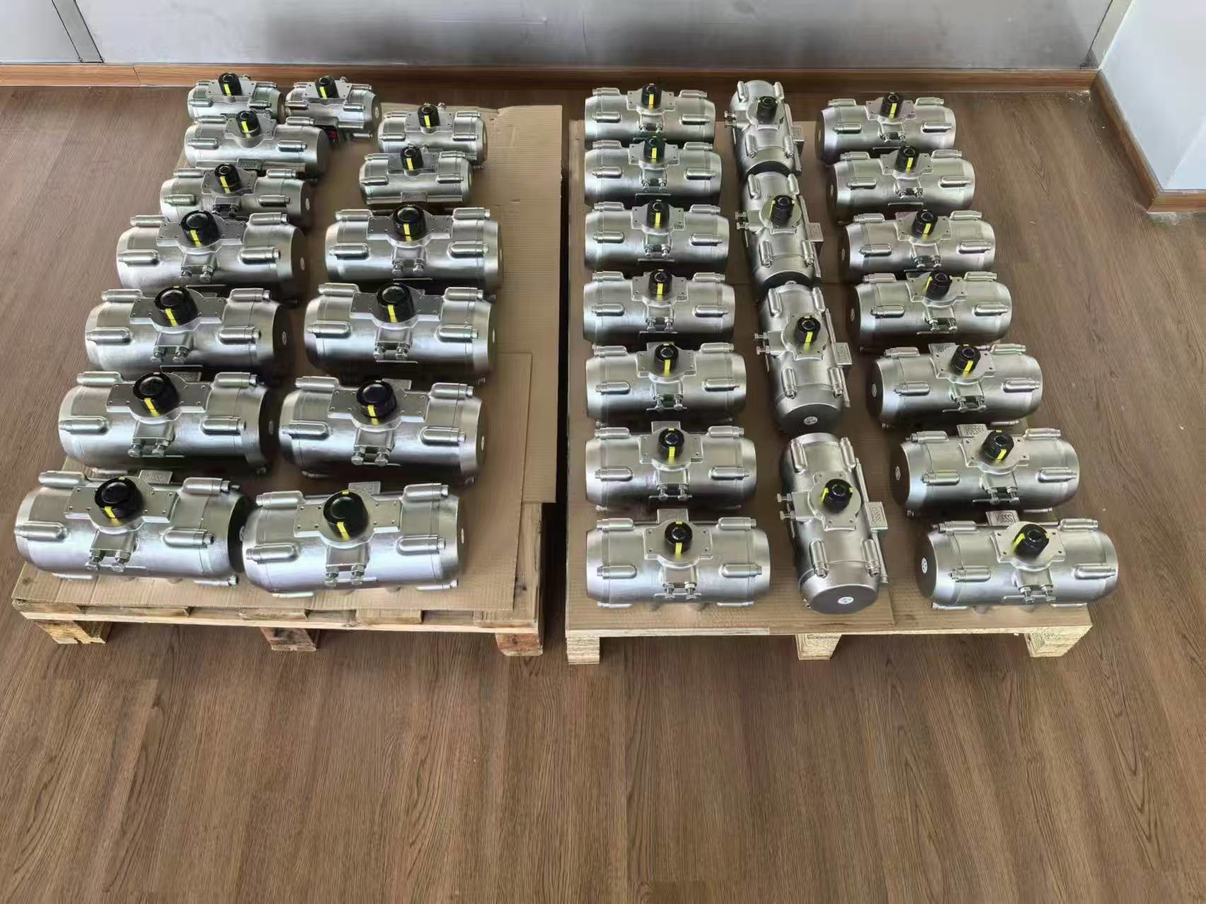 Stainless Steel SS304 SS306 Pneumatic Rotary Actuator Double Action Single Action