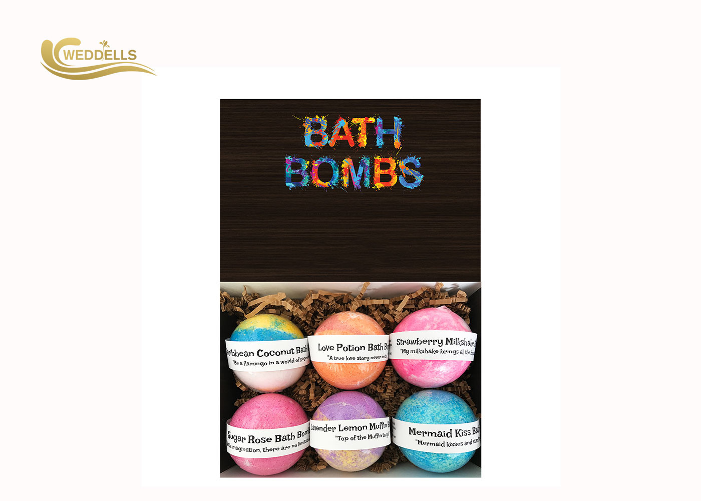 Almond Oil Packaging Bath Bomb Gift Sets Skin Softening Bath Fizzy FDA Approved