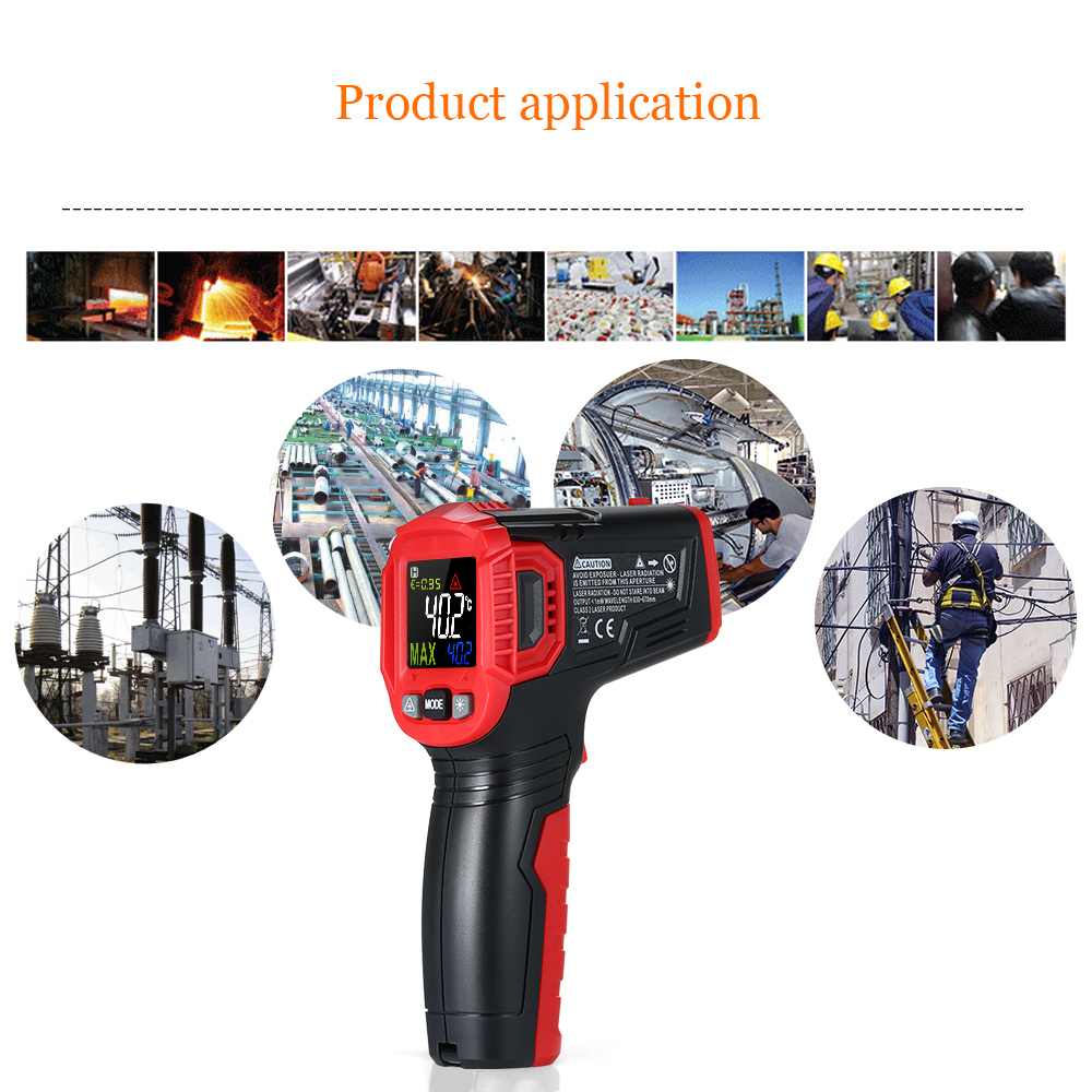 RoHS 550 Degree Digital Laser Infrared Thermometer