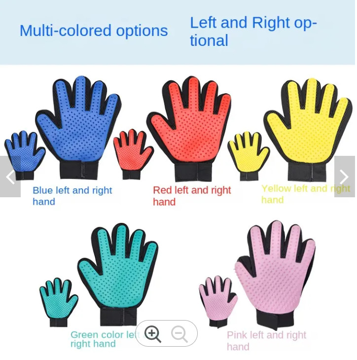 Soft Silicone Pet Grooming Brush Glove Enhanced