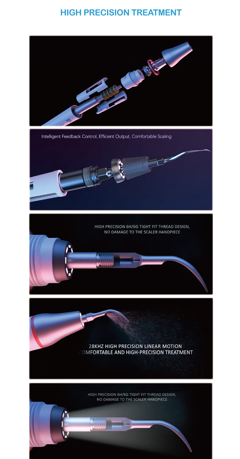 240VAC Dental LED Ultrasonic Scaler 5bar Portable Ultrasonic Scaler