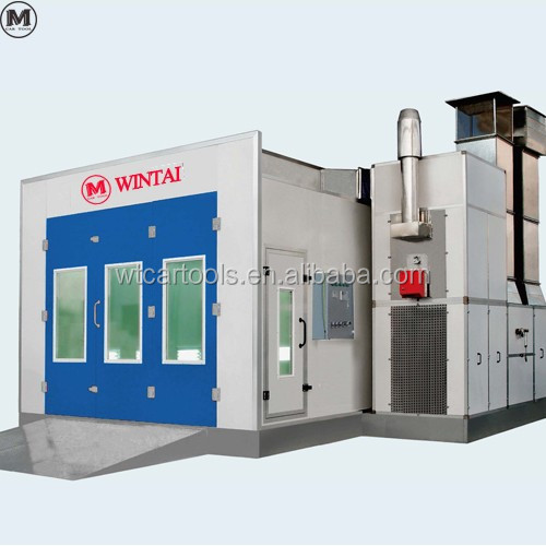 European Diesel Car Paint Booth with Turbo Fan NM Disc Dia. and F5 Ceiling Filter