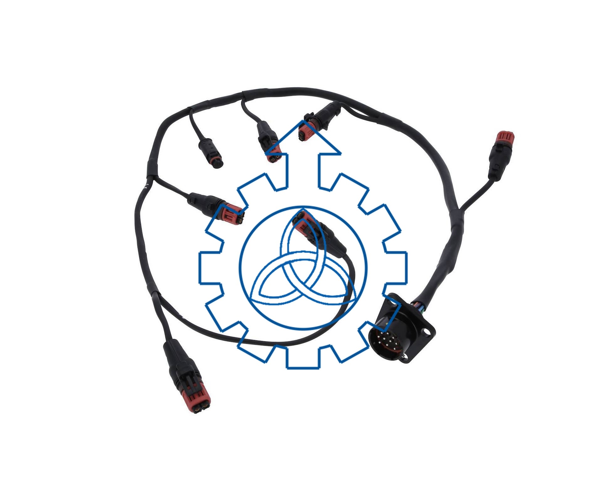 504149934 504149935 Truck Spare Parts Cable Harness