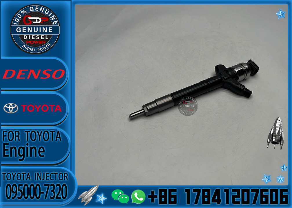 High Performance Fuel Injector 095000-7320 Common Rail Injector 23670-0R130 For TOYOTA 1AD-FTV