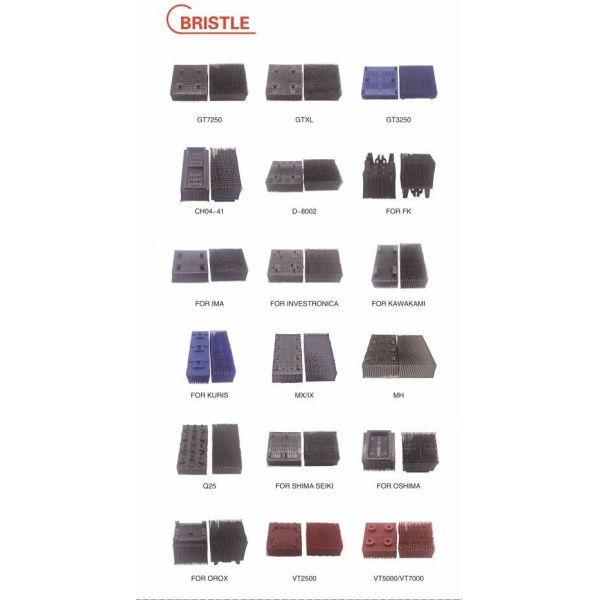 Blue Nylon Bristle Blocks For GT3250 Cutter 0.15kg PN 96386003