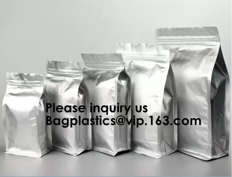 Semi-Clear Window Hang-Hole Stand-Up k Pouch,Aluminum Packaging Bags Laser k Stand up Resealable Pouches wit