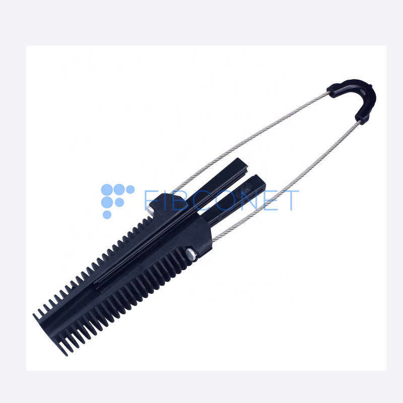 Anchor Clamp for ADSS Cable Overhead Nylon Ss201 Optical Fiber Optic Dead End Clamp