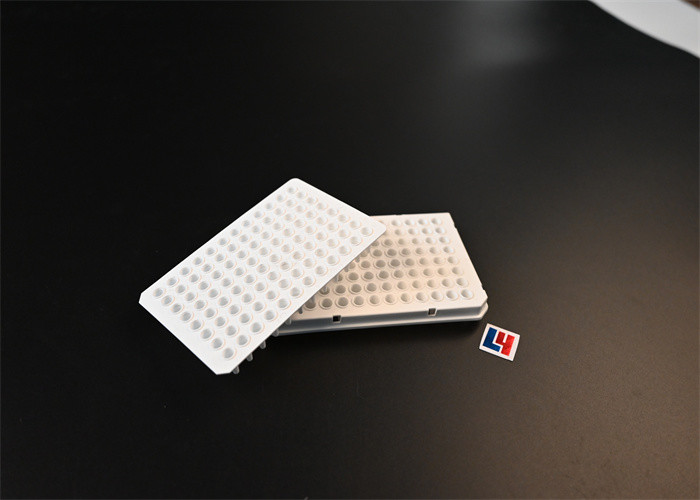 PCR plate semi-skirted, PCR plate manufacturer, Lingyao OEM manufacturer, medical injection products