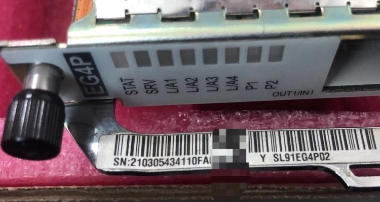 SL91EG4P 4-port RJ45 or SFP 2-way RJ45 Gigabit Ethernet Interface Board with Power Supply