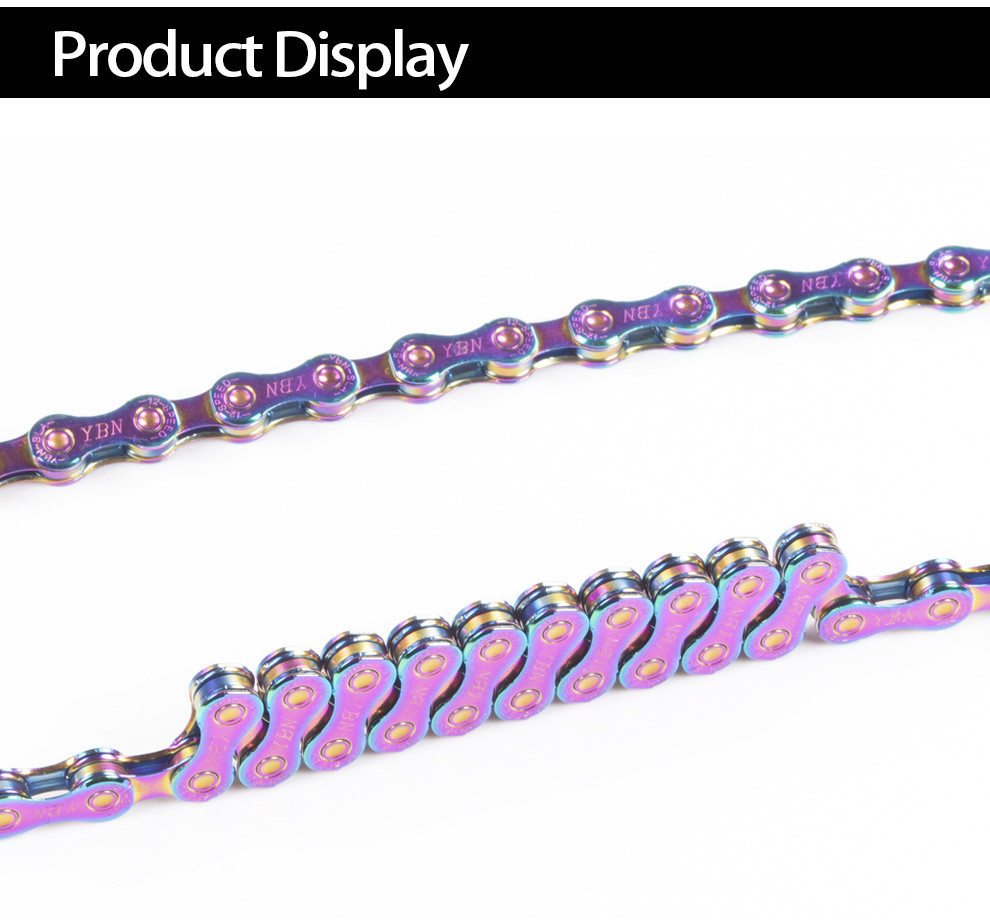 BXT Mountain Bicycle Chain 10 11 12 Speed Dazzle Color Road Bike Chain
