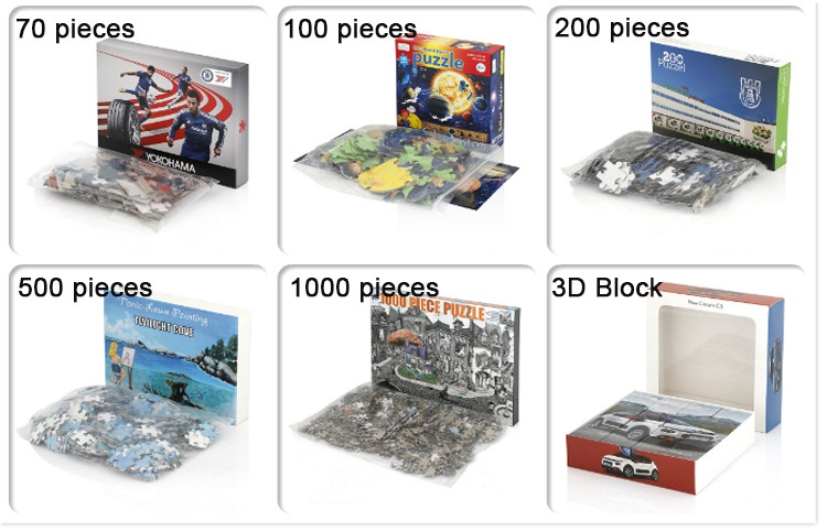 FAMA CMYK Cardboard Printing Paper Puzzle Sublimation 1000pcs