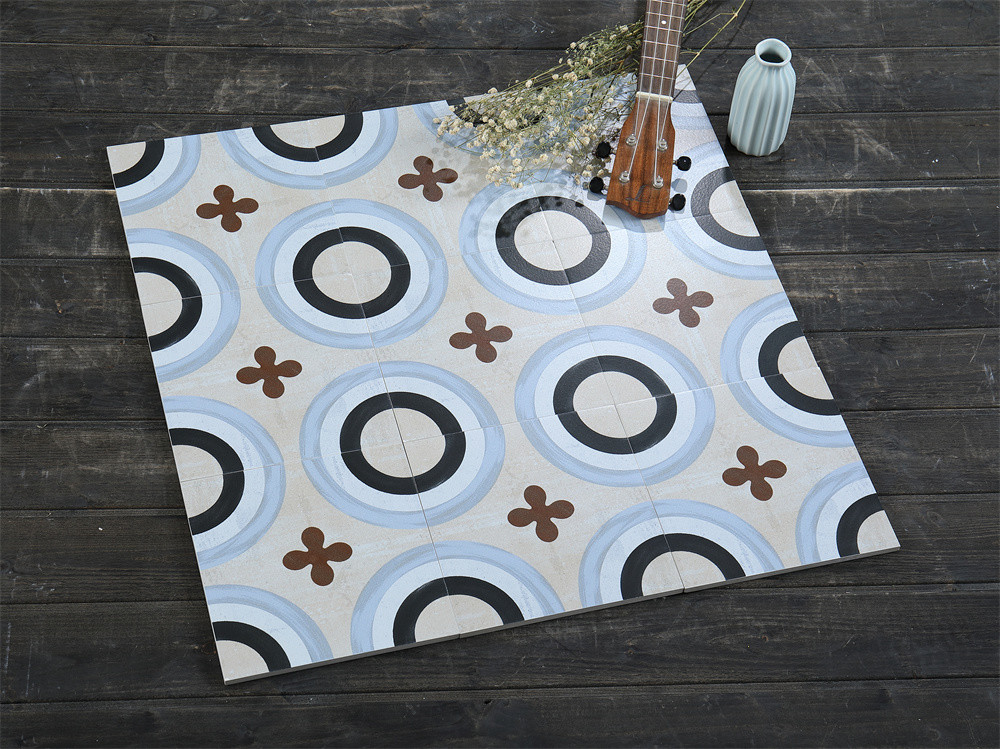 Non-Slip Flooring 20x20cm Ceramic Rustic Tiles For Decoration And Durable Wall Tile For Building