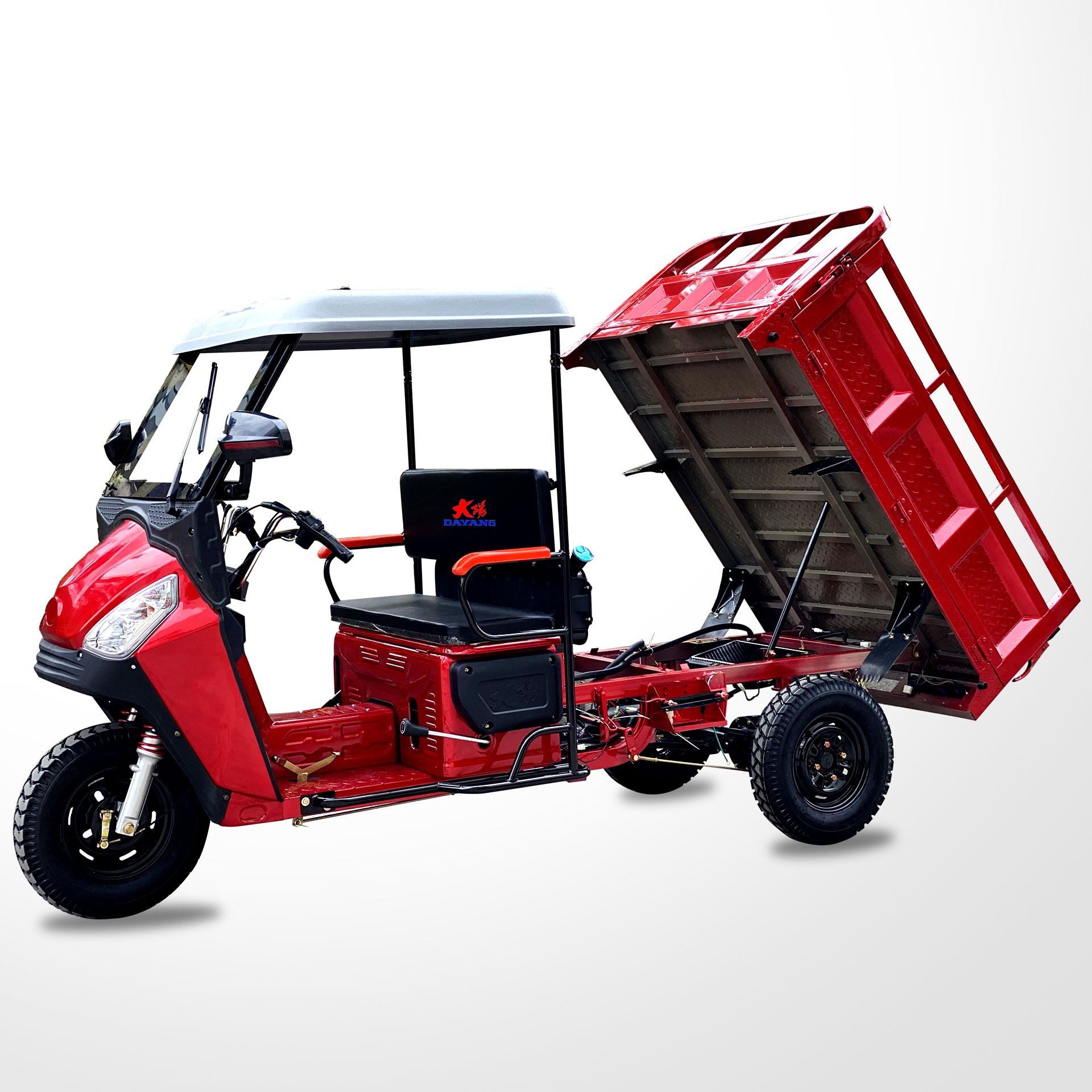 Speed Semi Cabin Windproof 150cc 200CC Cargo Tricycle / 300cc Three Wheel Motorcycle
