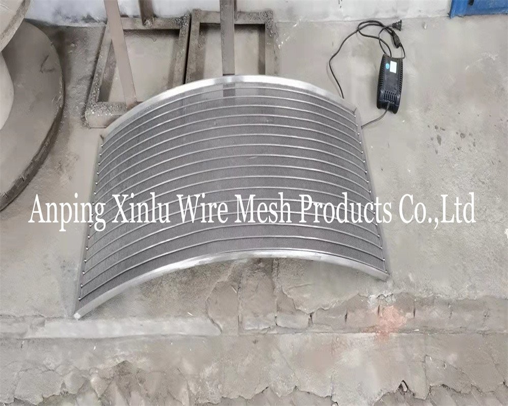 316L Sieve Bend Screen for TROMMEL SCREENS 2.0X 10mm Support Bar in Cassava Processing