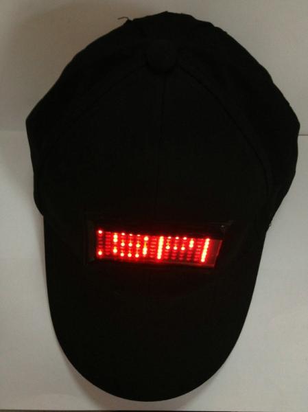 Quality Customized promotional baseball LED message cap red light for sale