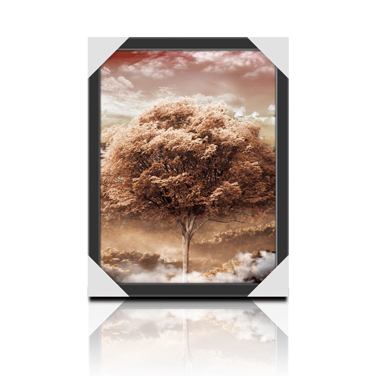 Four Season Tree Design Printing 3D Lenticular Flip Effect Home Decoration