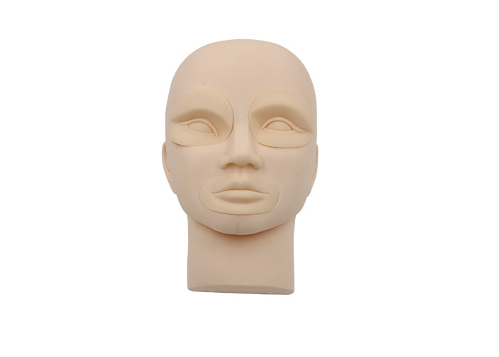 Rubber Practice Mannequin Head With Demountable Eyes / Mouth For Beginner