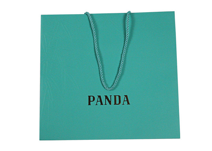 OEM Gift Bag With Handles , Ivory Jute Bag With Rope Handle