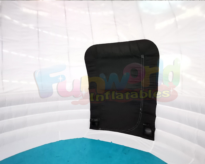 ODM Portable Black Mini Advertising Dome Inflatable Tent