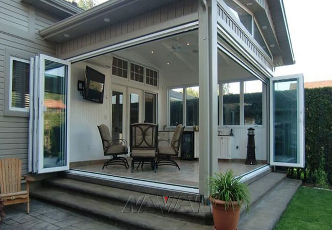 Aluminium Outdoor Screen Room Screen Porch Enclosures Energy Saving