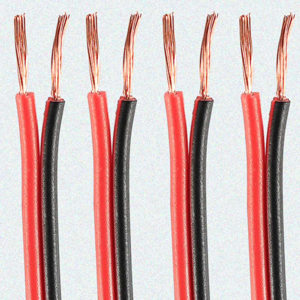 CE Red And Black Audio Speaker Wire multiscene Heatproof Durable