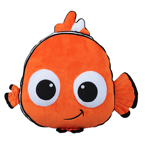 Fish Nimo Plush Seat Cushions Embroidery Logo Stuffed Material For Kids