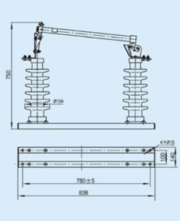 RW5 10KV 11KV 33KV Outdoor High Voltage Drop Out Fuse