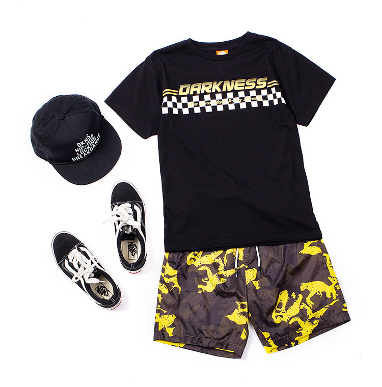 90cm To 130cm Polyester Cotton Kid Sports Shorts