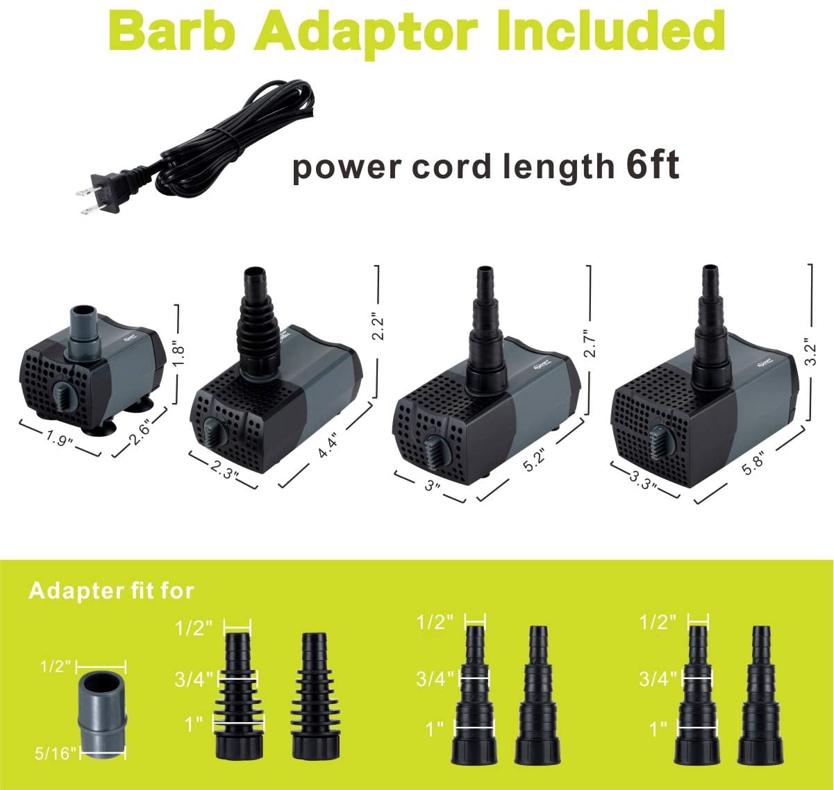 Hygger Submersible Water Pump For Aquarium Fish Tank