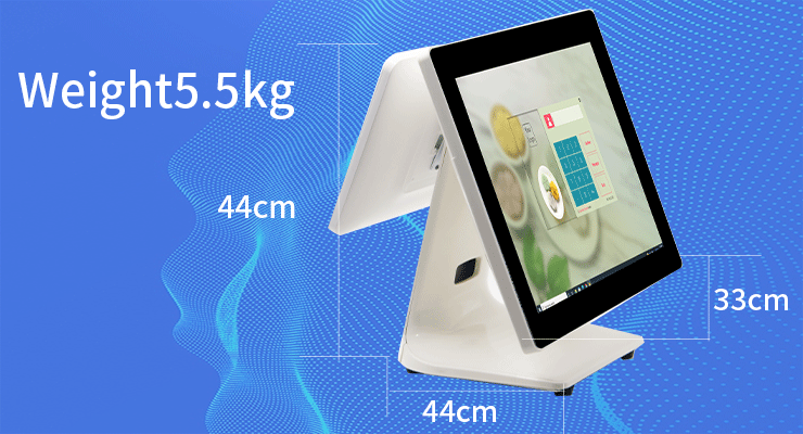 Resolution 280 Plus POS Terminal with Capacitive Touch Panel and External Printer Option