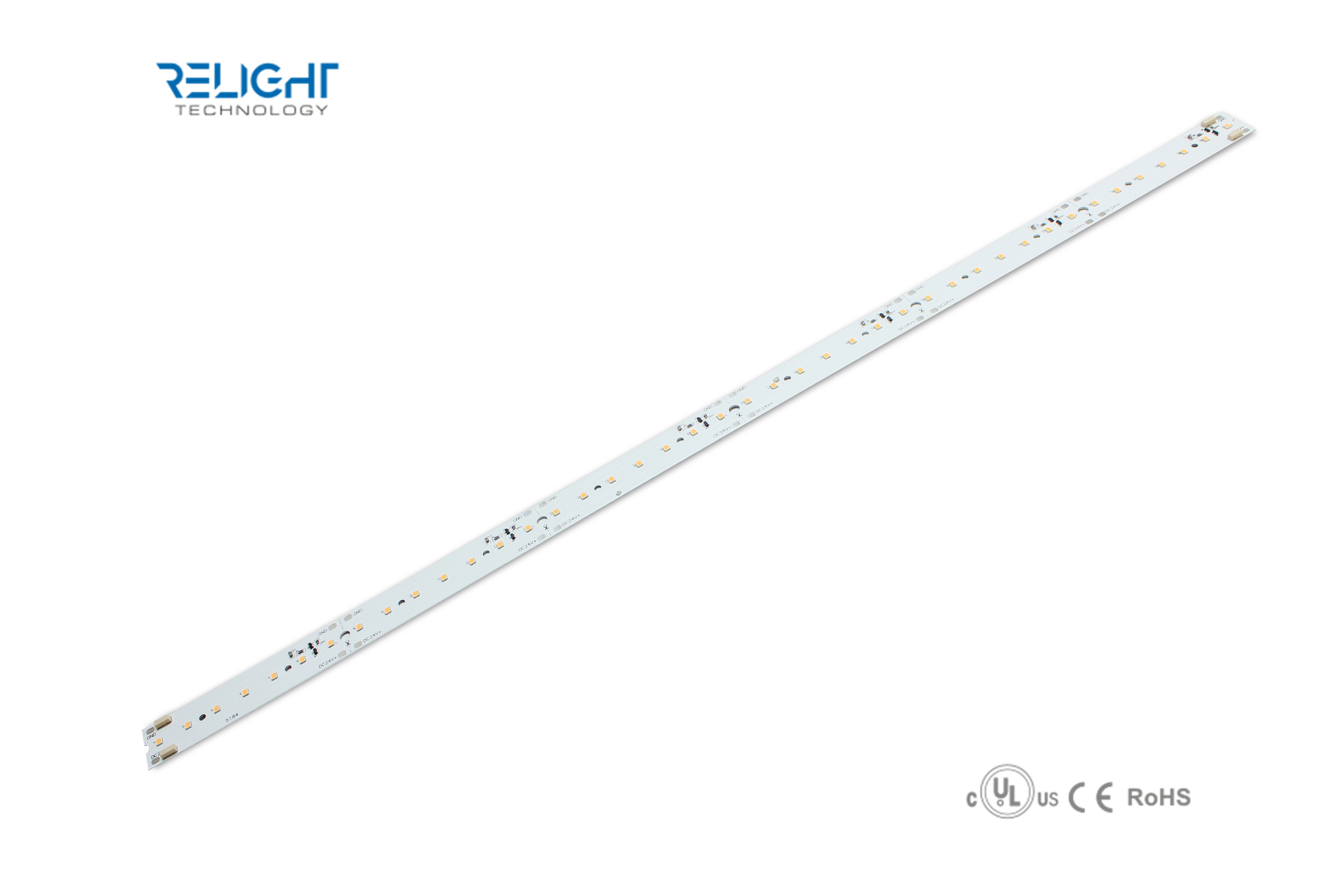 Constant voltage 24V Linear LED Module 8W 80ra super bright 1000lm for linear lighting