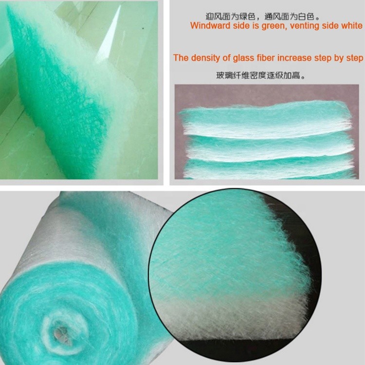 System Fiberglass Air Filter Media Roll Floor Filter For HVAC Air Condition