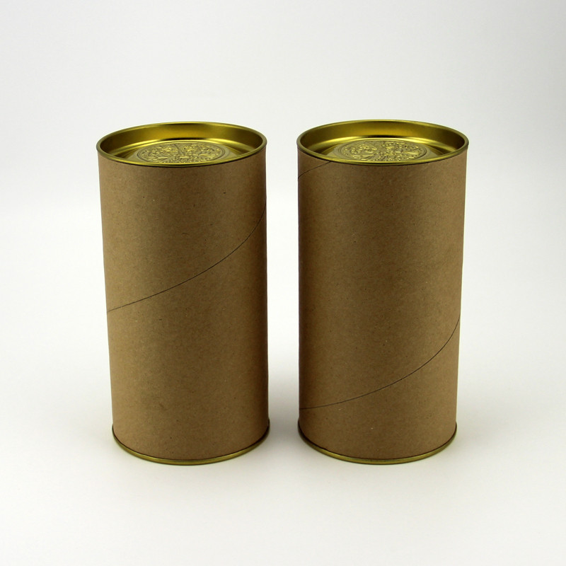 Salt Paper Canister Packaging Biodegradable Cans 16mm - 150mm Diamater