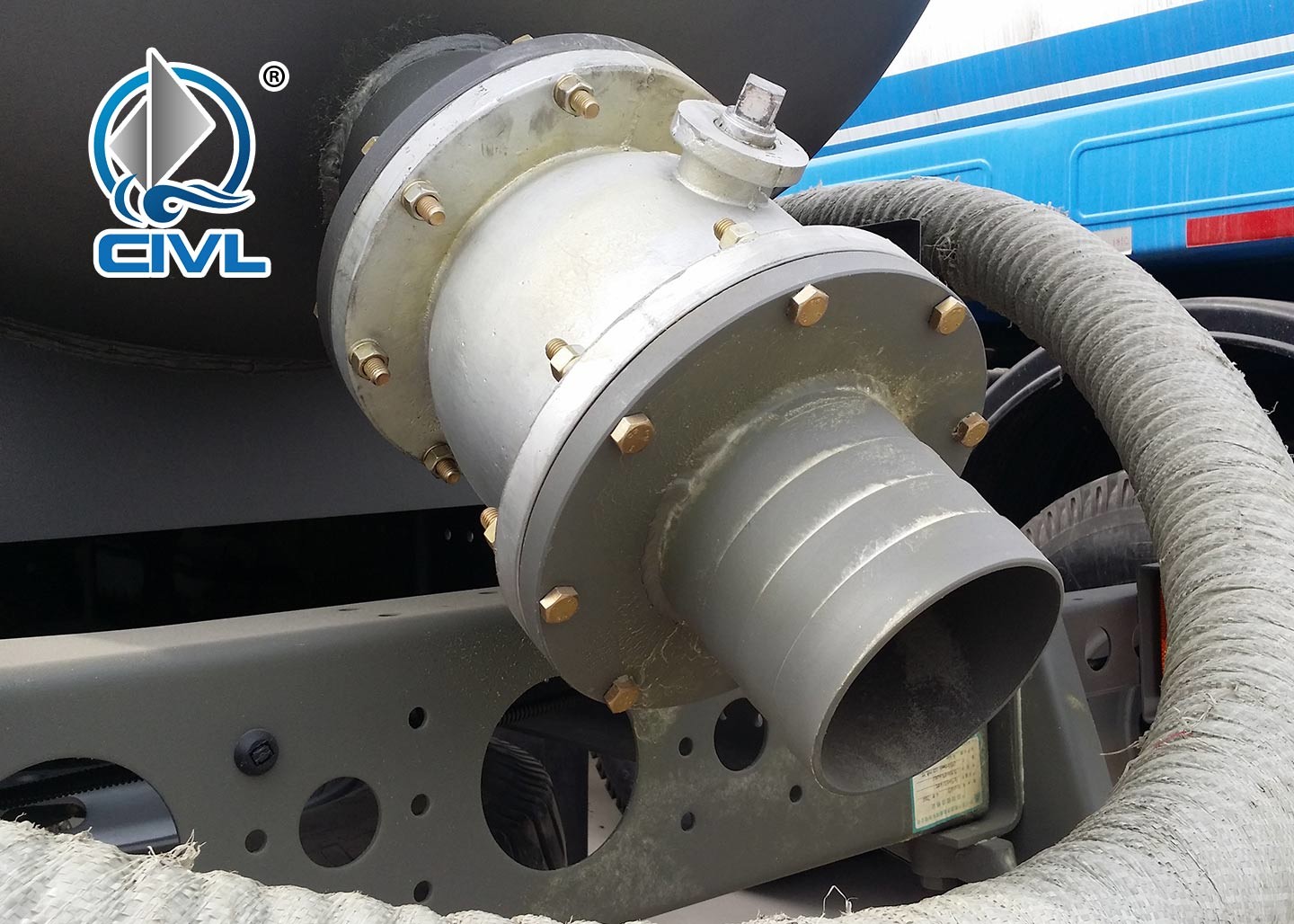 10000L Capacity 4X2 Sewage Suction Truck ZF8098 336HP Sewage Vacuum Truck