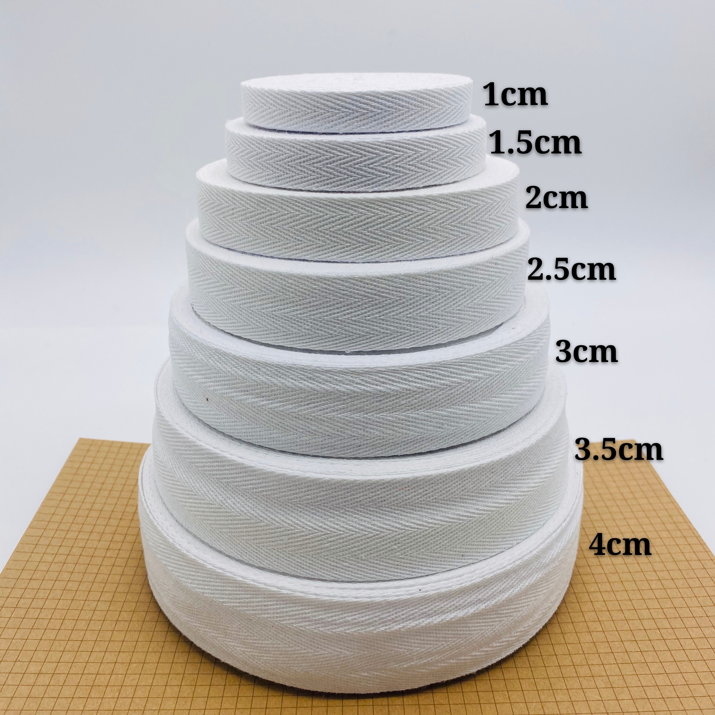 Sustainable Recycled Cotton Textile Webbing For Bag Strap