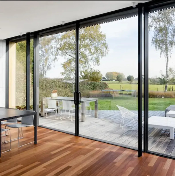 Minimalist Design Waterproof Aluminum Lift And Slide Doors For North American Market
