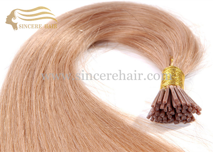 55CM Remy Stick Human Hair Extensions - 1.0 Gram Silk Straight Pre Bonded I Tip Hair Extensions For Sale