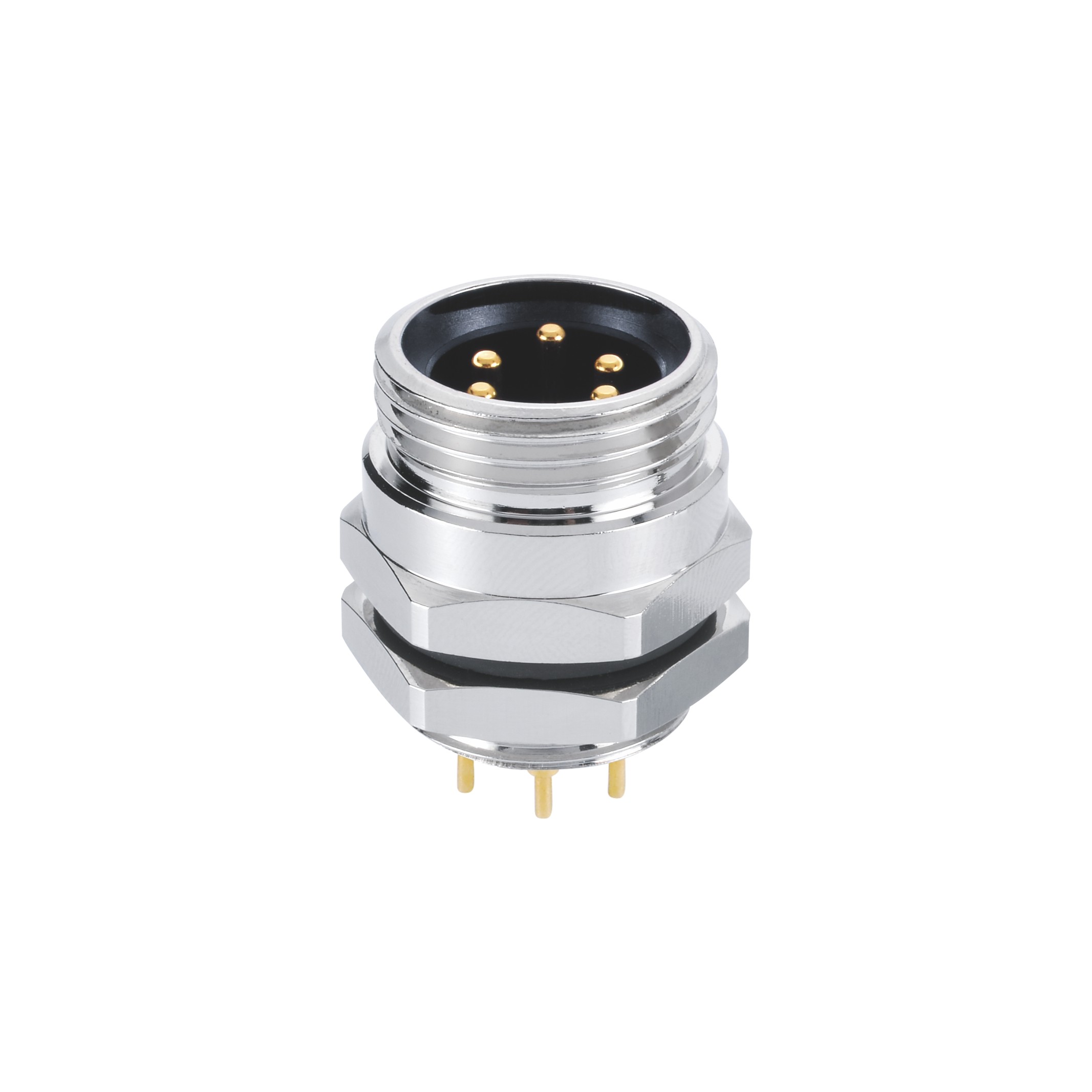 8a 300v 7/8" Front Panel Mini Change Connectors Rear Side Fastening With Pcb Contacts