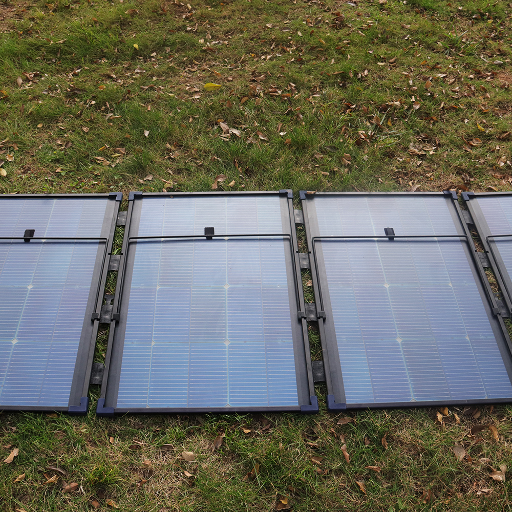 125mmx125mm Cell Folding Solar Panel Kit 280W Portable For Camping Outdoor