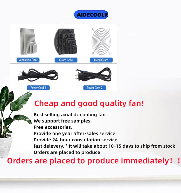 Practical 12V DC Axial Cooling Fan Lightweight 60x60x25mm 3000Rpm