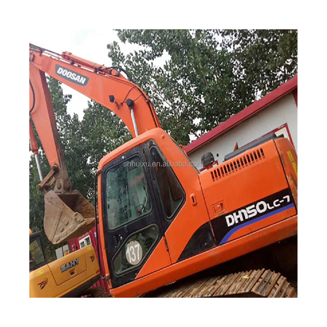 Used hydraulic crawler digging machine Doosan DH150/Second hand Quality DOOSAN DH150 excavator with low price for sale
