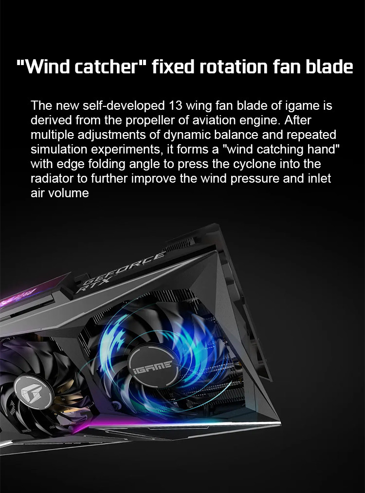 8G RTX 3070 Ti Graphics Card IGame Vulcan 3070 Ti Architecture Chip
