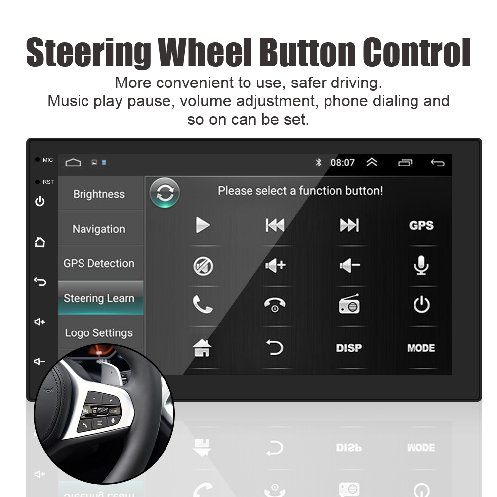 Universal 9/10.1 Inch CarPlay Android GPS Navigation Player for Double 2 Din Car Radio
