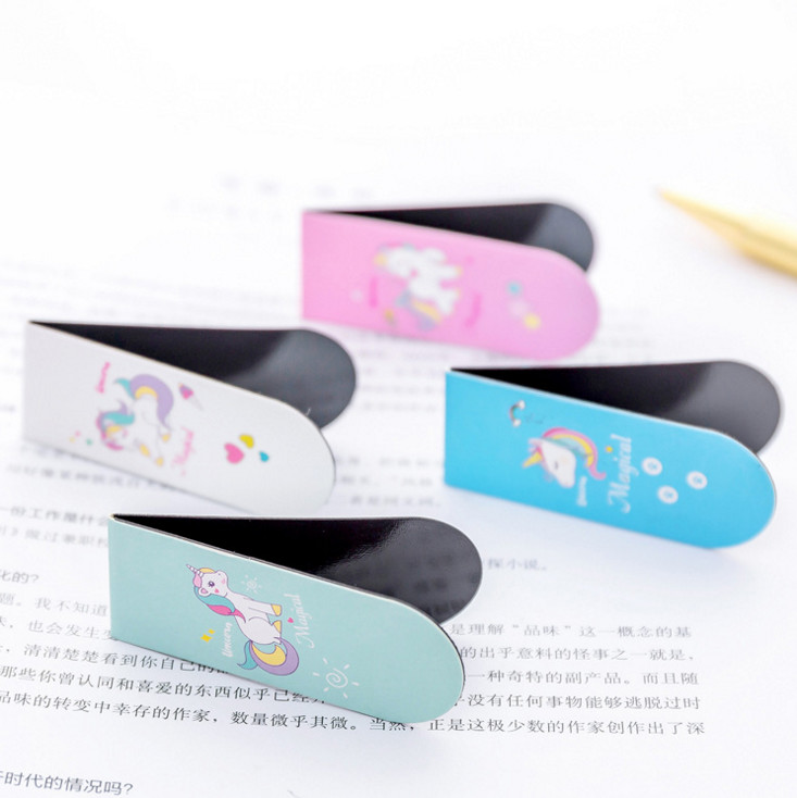 Custom Mini Magnetic Page Marker Bookmarks With Magnets For Reading