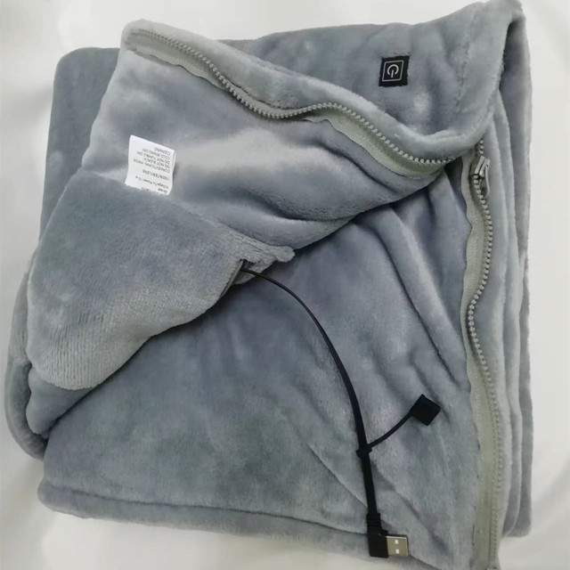 Low Voltage Heated Infrared Blanket 80 X 150cm Safe Heated Bed Sheet With USB