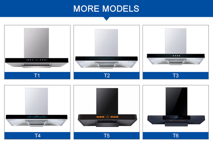 Stainless Steel Side Suction Cooker Hood Vent 800 Cfm 110cm