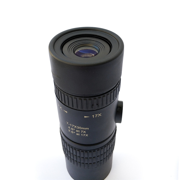 7-17x30 Dual Focus Monocular Telescope With Phone Clip Tripod For Camera Lens