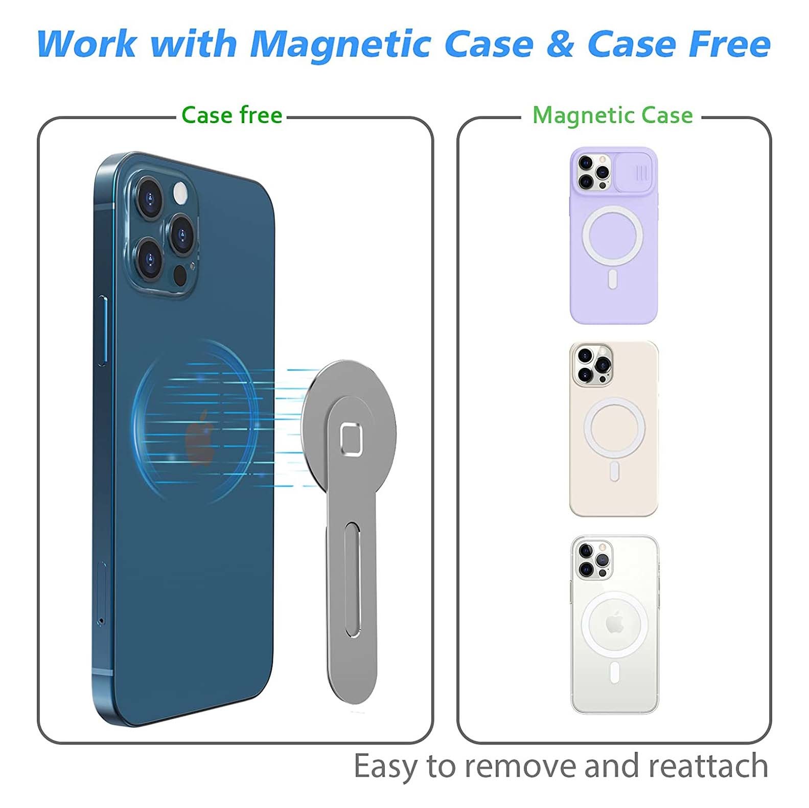 Slim Portable Magsafe Phone Mount Foldable Laptop Holder RoHS Approved