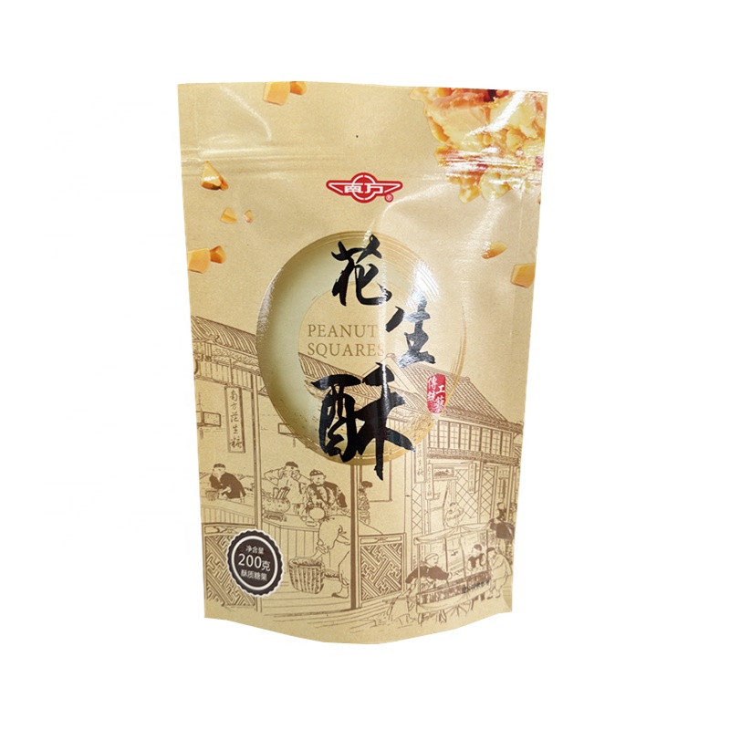 Heat Seal Plastic Laminated Poly Bag Triangle Shape Custom Printing For Candy